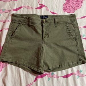 green american eagle midi shorts